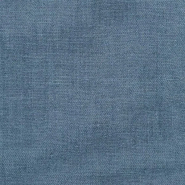 Brera Moda Fabric - Denim by blue plain linen fabric from Designers Guild