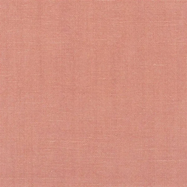 orange plain linen fabric from Designers Guild