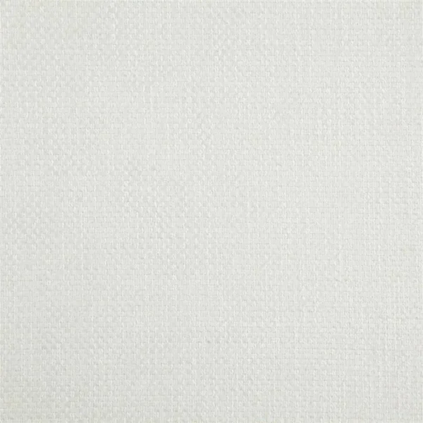 Birkett Fabric - Alabaster by white plain woven fabric from Designers Guild