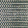 blue geometric velvet-chenille fabric from Designers Guild