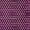 purple geometric velvet-chenille fabric from Designers Guild