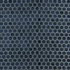 blue geometric velvet-chenille fabric from Designers Guild
