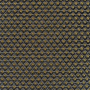 black-grey geometric velvet-chenille fabric from Designers Guild