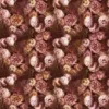 brown botanical cotton fabric from Designers Guild
