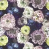 multicolour botanical velvet-chenille fabric from Designers Guild