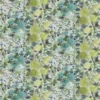 green botanical linen fabric from Designers Guild