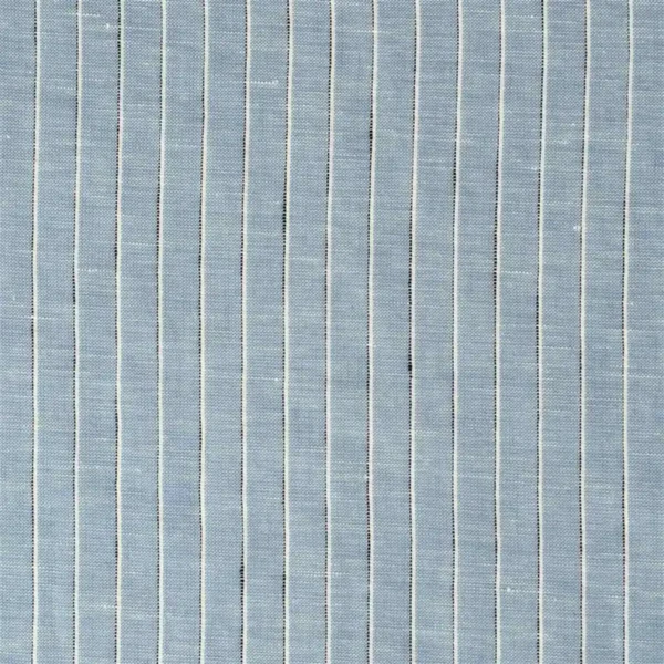 blue striped voile-sheer fabric from Designers Guild