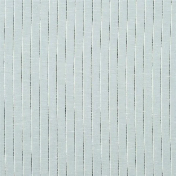 Ravoire Fabric - Chambray by blue striped voile-sheer fabric from Designers Guild