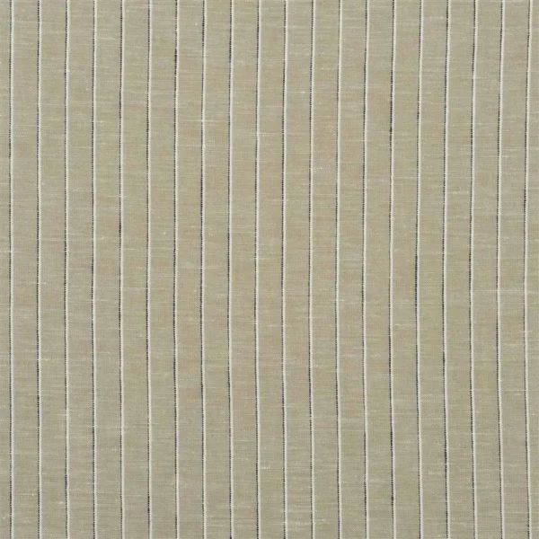 brown striped voile-sheer fabric from Designers Guild