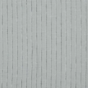 black-grey striped voile-sheer fabric from Designers Guild