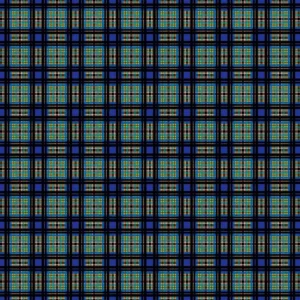 blue checked velvet-chenille fabric from Designers Guild