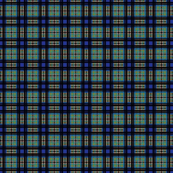 Patiali Fabric - Cobalt by blue checked velvet-chenille fabric from Designers Guild