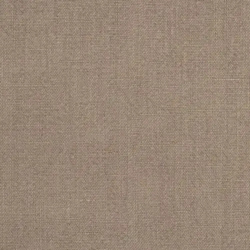 Brera Lino Fabric - Cocoa by brown plain linen fabric from Designers Guild