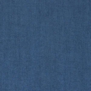 blue plain linen fabric from Designers Guild