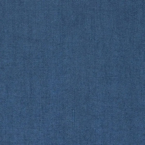 Brera Lino Fabric - Indigo by blue plain linen fabric from Designers Guild