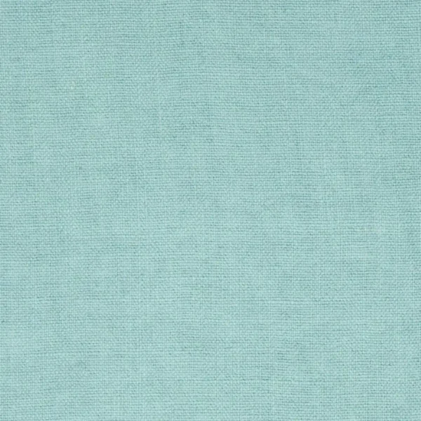 Brera Lino Fabric - Celadon by blue plain linen fabric from Designers Guild