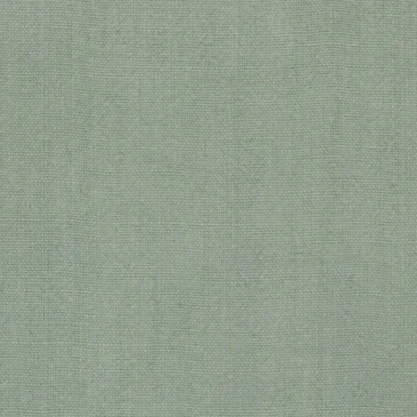 Brera Lino Fabric - Jade by green plain linen fabric from Designers Guild