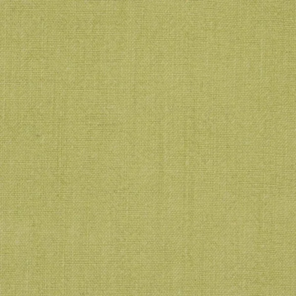 Brera Lino Fabric - Pistachio by green plain linen fabric from Designers Guild
