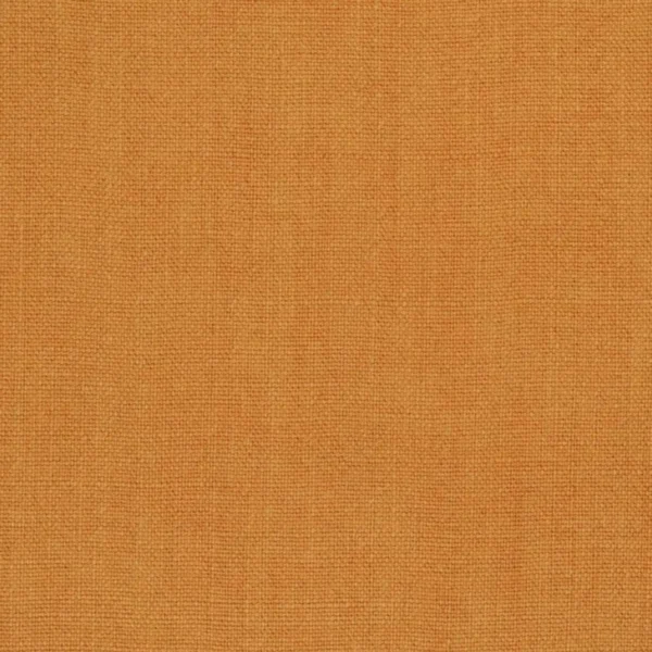 Brera Lino Fabric - Cinnamon by orange plain linen fabric from Designers Guild