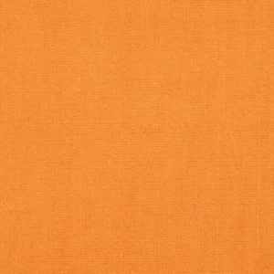 orange plain linen fabric from Designers Guild