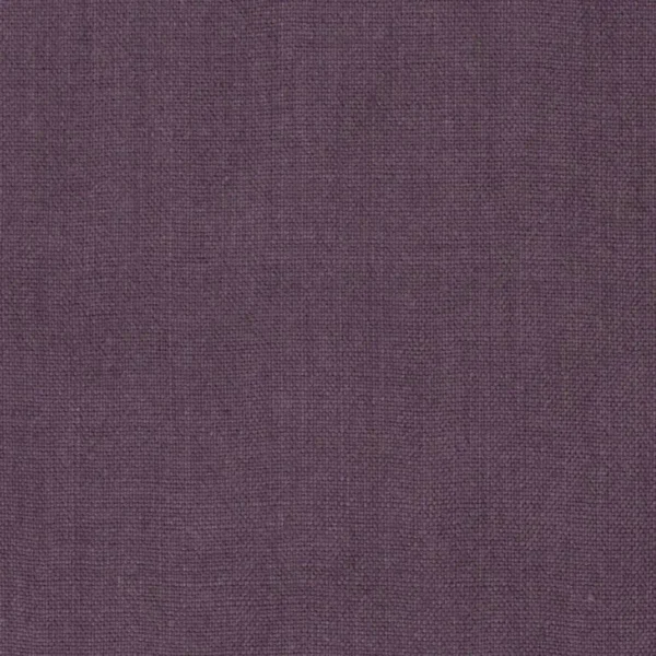 Brera Lino Fabric - Currant by purple plain linen fabric from Designers Guild