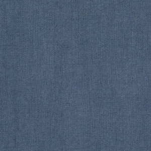 blue plain linen fabric from Designers Guild