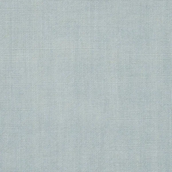 Brera Lino Fabric - Sky by blue plain linen fabric from Designers Guild