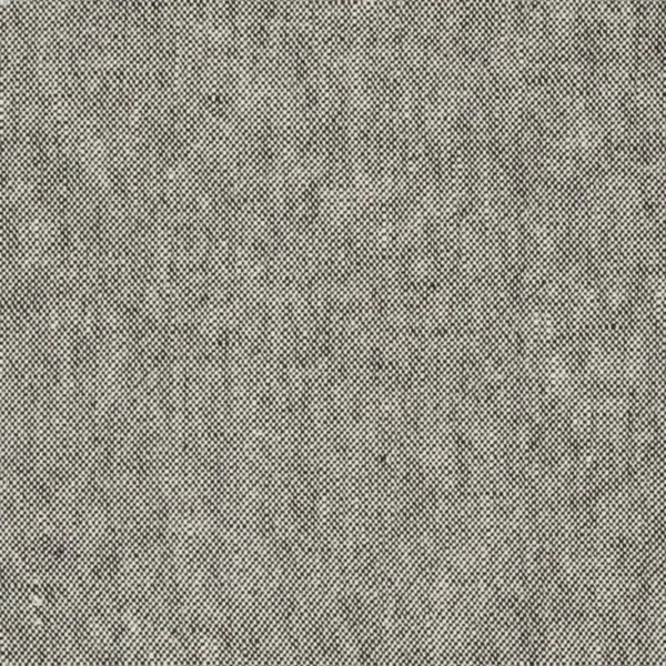 Brera Lino Fabric - Ebony by black-grey plain linen fabric from Designers Guild