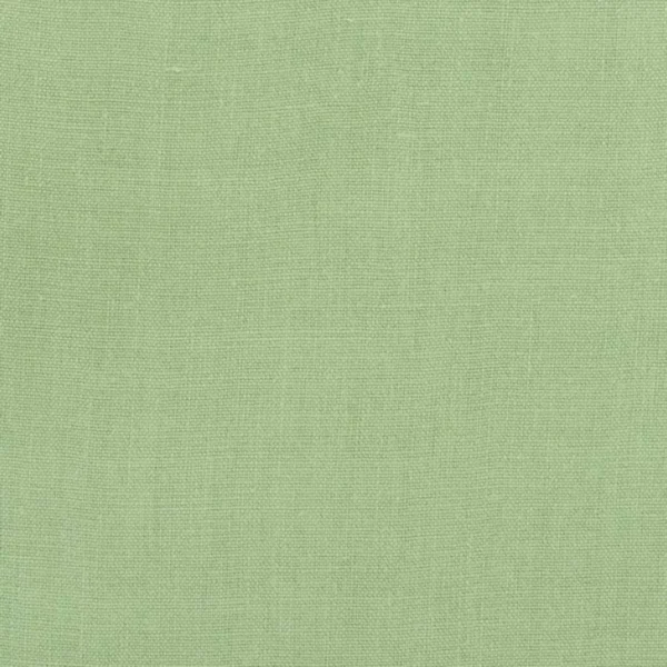 Brera Lino Fabric - Apple by green plain linen fabric from Designers Guild
