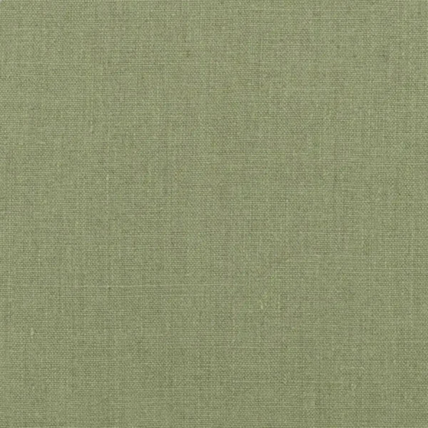 green plain linen fabric from Designers Guild