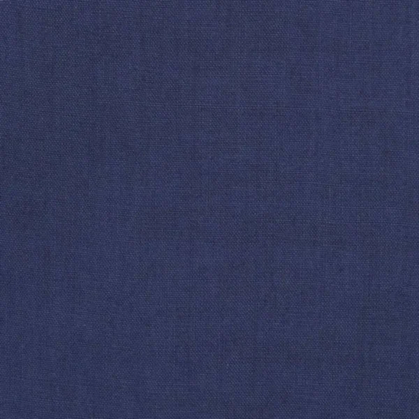 Brera Lino Fabric - Navy by blue plain linen fabric from Designers Guild