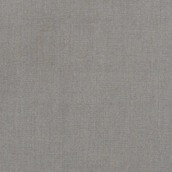Brera Lino Fabric - Woodsmoke by black-grey plain linen fabric from Designers Guild