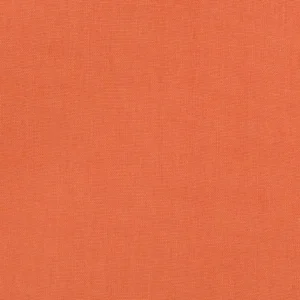 orange plain linen fabric from Designers Guild