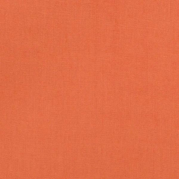 orange plain linen fabric from Designers Guild