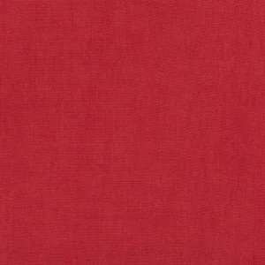 red plain linen fabric from Designers Guild