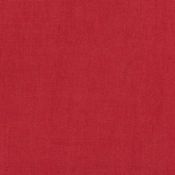red plain linen fabric from Designers Guild