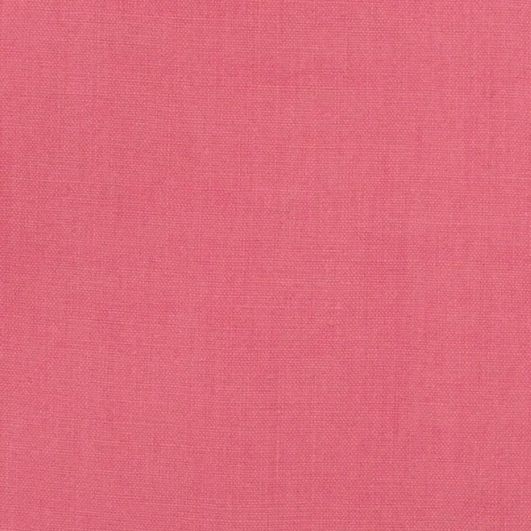 Brera Lino Fabric - Azalea by pink plain linen fabric from Designers Guild