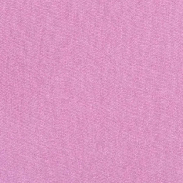 Brera Lino Fabric - Camellia by pink plain linen fabric from Designers Guild