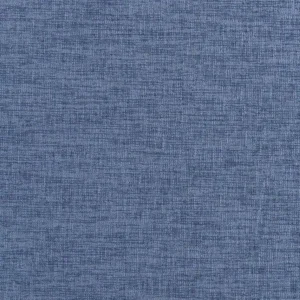 blue plain velvet-chenille fabric from Designers Guild