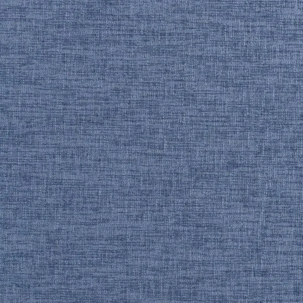Kalutara Fabric - Indigo by blue plain velvet-chenille fabric from Designers Guild