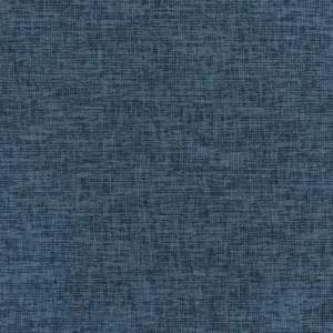blue plain velvet-chenille fabric from Designers Guild