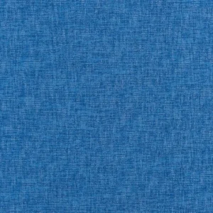 blue plain velvet-chenille fabric from Designers Guild