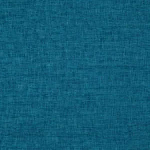 blue plain velvet-chenille fabric from Designers Guild