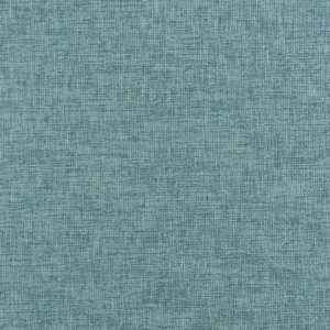blue plain velvet-chenille fabric from Designers Guild
