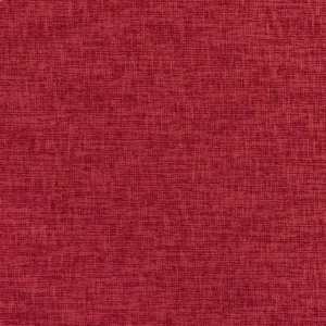 red plain velvet-chenille fabric from Designers Guild