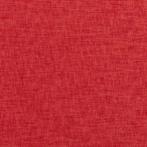 red plain velvet-chenille fabric from Designers Guild