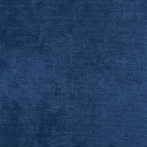 blue plain velvet-chenille fabric from Designers Guild