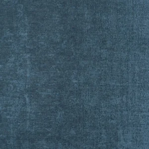 blue plain velvet-chenille fabric from Designers Guild