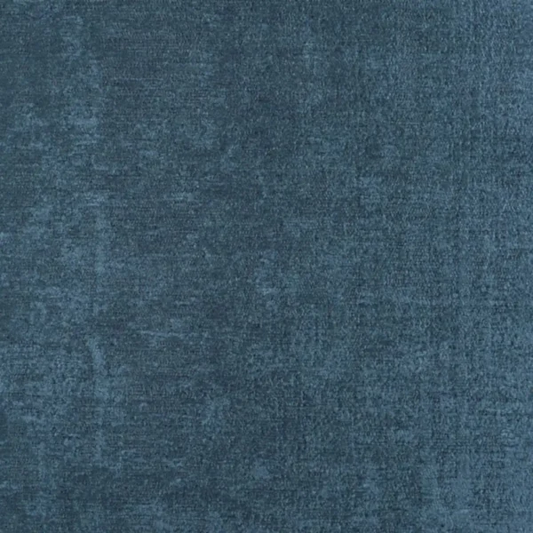 blue plain velvet-chenille fabric from Designers Guild
