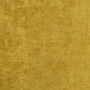 yellow plain velvet-chenille fabric from Designers Guild